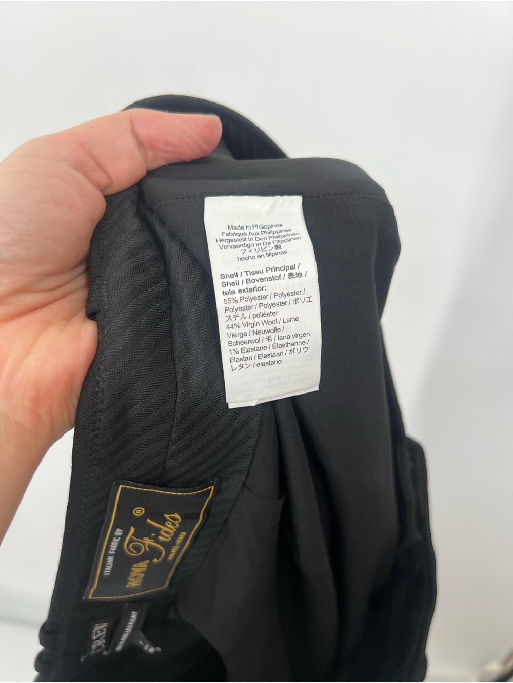 J. Crew Wide-Leg Essential Pants in Black Italian City Wool Blend - Picture 6 of 7
